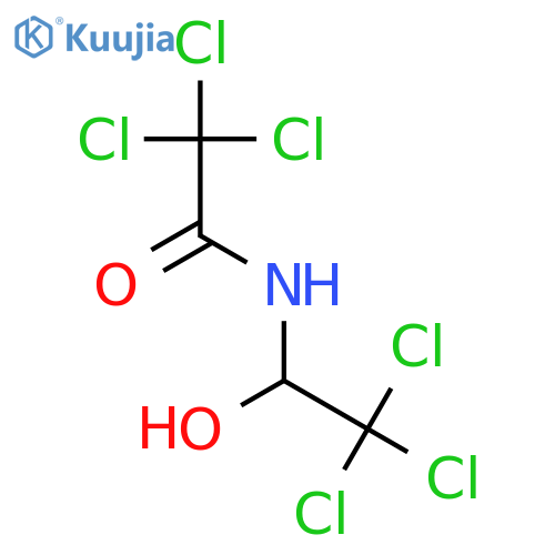 Acetamide,2,2,2-trichloro-N-(2,2,2-trichloro-1-hydroxyethyl)- structure