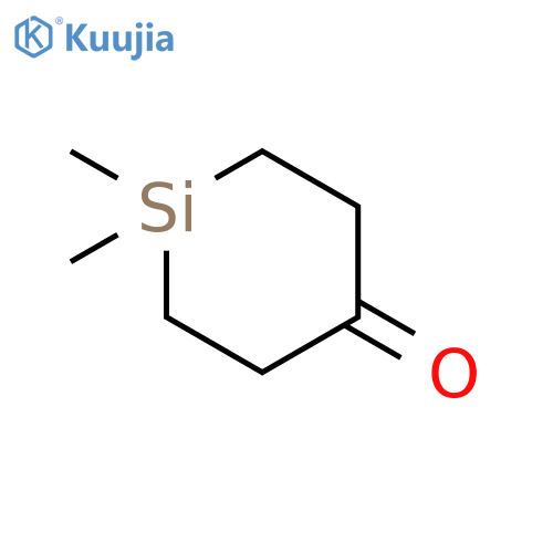 Silacyclohexan-4-one, 1,1-dimethyl- structure