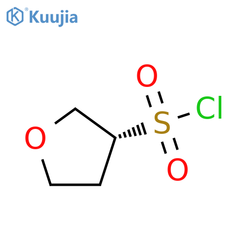 3-Furansulfonyl chloride, tetrahydro-, (3R)- structure