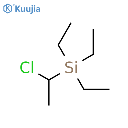 1-chloroethyl(triethyl)silane structure