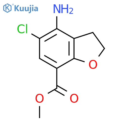 Methyl 4-Amino-5-chloro-2,3-dihydrobenzofuran-7-carboxylate structure