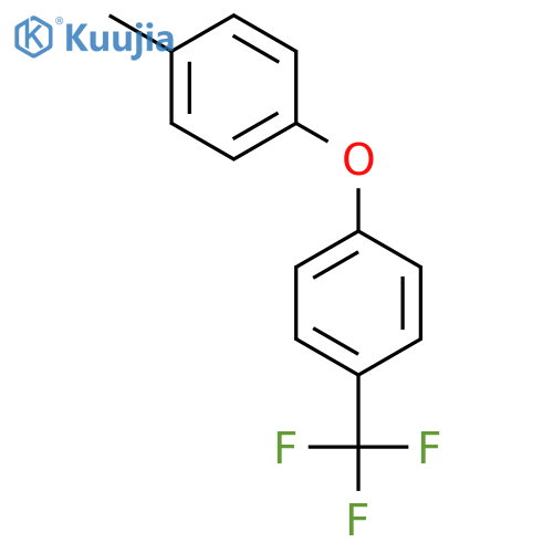 Benzene, 1-(4-methylphenoxy)-4-(trifluoromethyl)- structure
