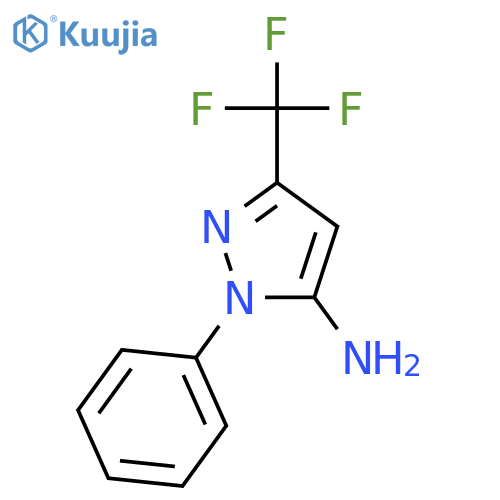 1-Phenyl-3-(trifluoromethyl)-1h-pyrazol-5-amine structure