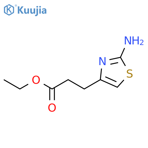 Ethyl 3-(2-aminothiazol-4-yl)propanoate structure