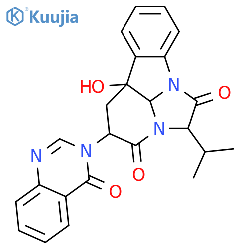 Chaetominine; 20-Isopropyl analogue, 2-epimer structure
