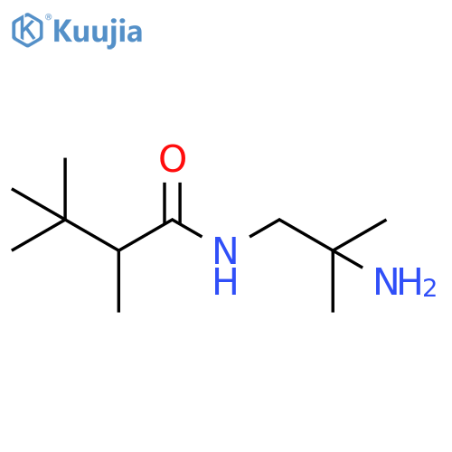Butanamide, N-(2-amino-2-methylpropyl)-2,3,3-trimethyl- structure