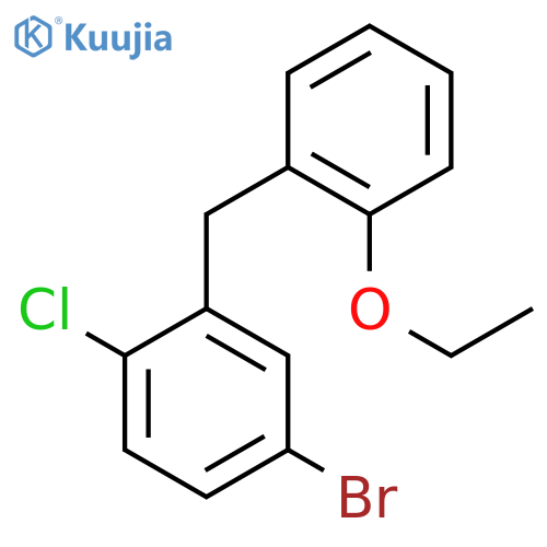 4-Bromo-1-chloro-2-(2-ethoxyphenyl)methylbenzene structure