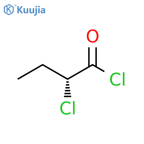 Butanoyl chloride, 2-chloro-, (2R)- structure