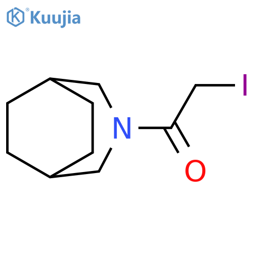 1-(3-azabicyclo[3.2.2]nonan-3-yl)-2-iodoethanone structure