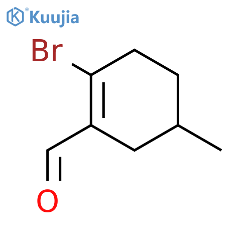 1-Cyclohexene-1-carboxaldehyde, 2-bromo-5-methyl- structure