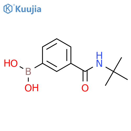 3-(t-Butylaminocarbonyl)phenylboronic acid structure