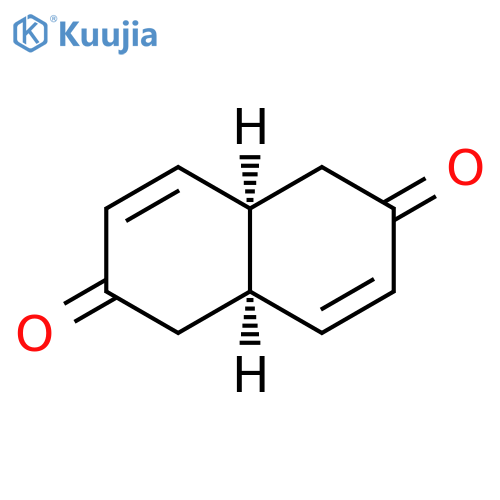 cis-1,4a,5,8a-Tetrahydro-2,6-naphthalenedione structure