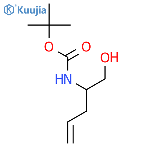 Carbamic acid,[1-(hydroxymethyl)-3-butenyl]-, 1,1-dimethylethyl ester (9CI) structure
