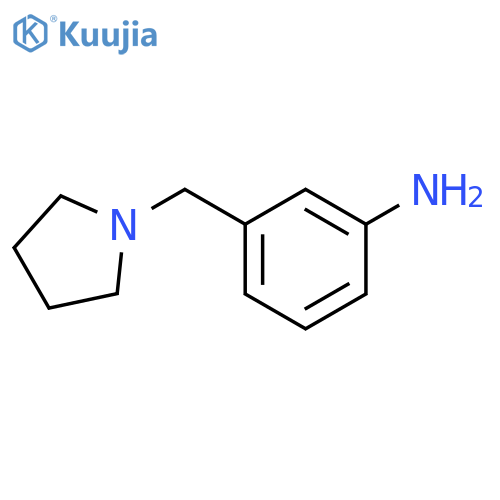 3-(Pyrrolidin-1-ylmethyl)aniline structure
