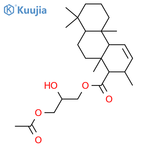 11-Isocopalen-15-oic acid; (ent-13βH)-form, (3-Acetoxy-2-hydroxypropyl) ester (S-) structure