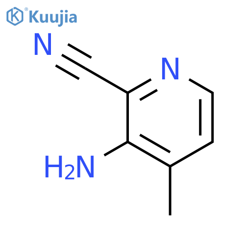3-amino-4-methyl-2-Pyridinecarbonitrile structure