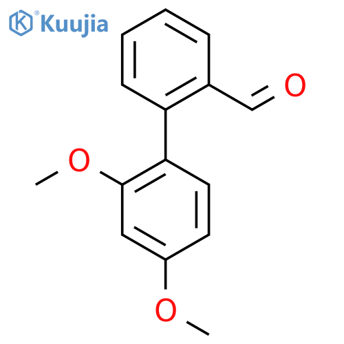 2-(2,4-Dimethoxyphenyl)benzaldehyde structure