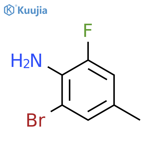 2-Bromo-6-fluoro-4-methylaniline structure