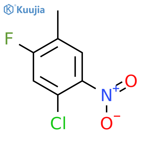 4-Chloro-2-fluoro-5-nitrotoluene structure