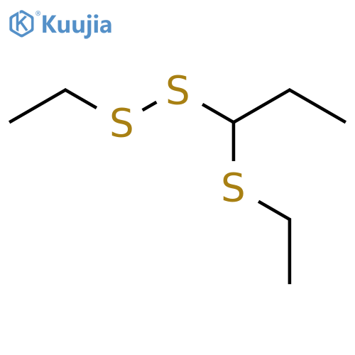 Ethyl 1-(ethylthio)propyl disulfide structure
