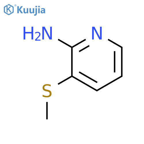3-(Methylsulfanyl)pyridin-2-amine structure