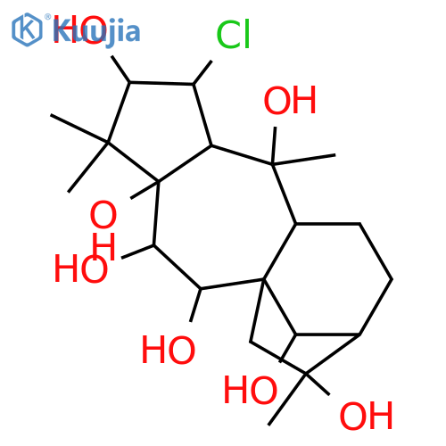 2,3,5,6,7,10,14,16-Grayanotoxaneoctol; (1α,2α,3β,5β,6β,7α,10α,14β,16α)-form, 2-Deoxy, 2α-chloro structure