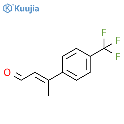 2-Butenal, 3-[4-(trifluoromethyl)phenyl]-, (2E)- structure