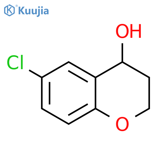 6-chloro-3,4-dihydro-2H-1-benzopyran-4-ol structure