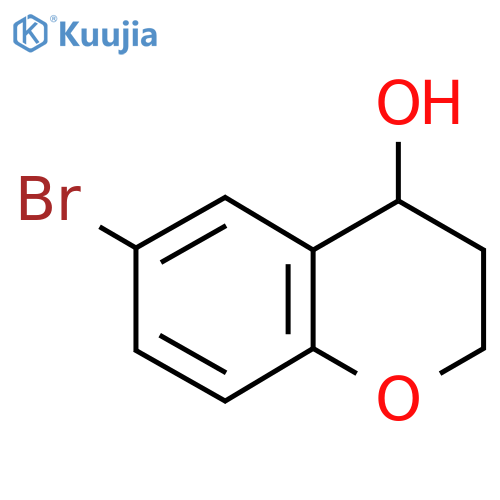 6-Bromo-3,4-dihydro-2H-1-benzopyran-4-ol structure