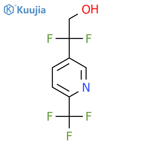 2,2-Difluoro-2-(6-(trifluoromethyl)pyridin-3-yl)ethanol structure