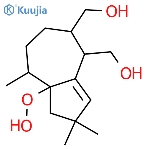 1-Tremulene-4,9,15-triol; 9β-form, 9-Hydroperoxide structure
