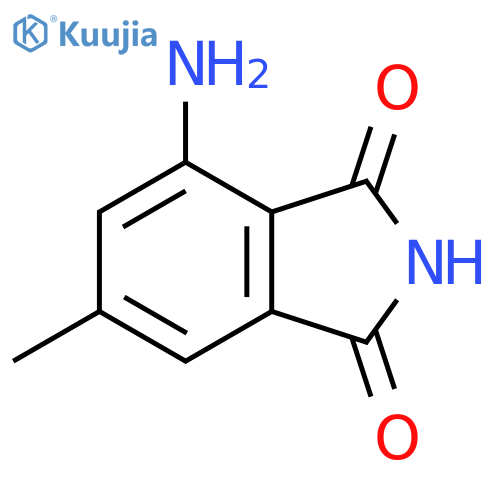 1H-Isoindole-1,3(2H)-dione, 4-amino-6-methyl- structure