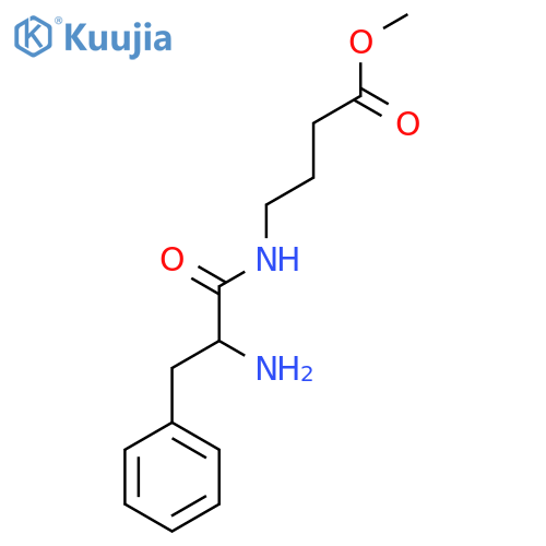 Methyl 4-(2-amino-3-phenylpropanamido)butanoate structure
