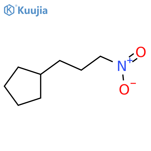 (3-Nitropropyl)cyclopentane structure