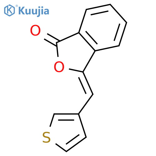 1(3H)-Isobenzofuranone, 3-(3-thienylmethylene)-, (E)- structure