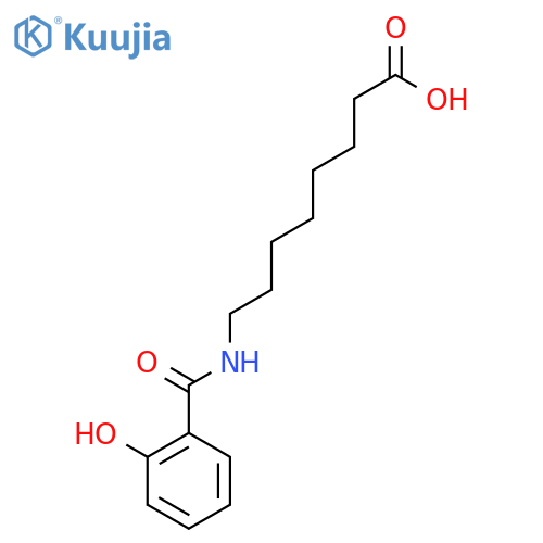 Octanoic acid,8-[(2-hydroxybenzoyl)amino]- structure