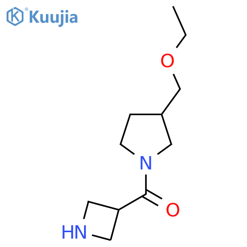 Azetidin-3-yl(3-(ethoxymethyl)pyrrolidin-1-yl)methanone structure