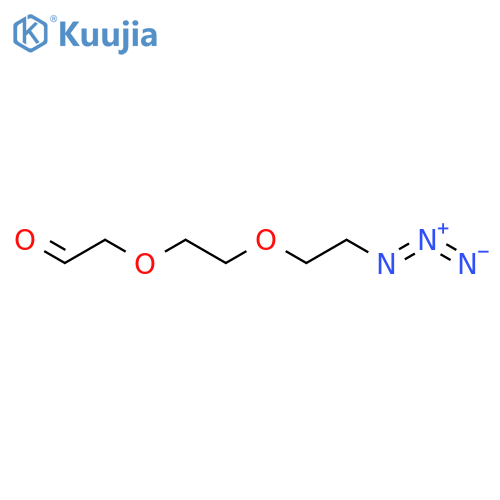 Acetaldehyde, [2-(2-azidoethoxy)ethoxy]- structure