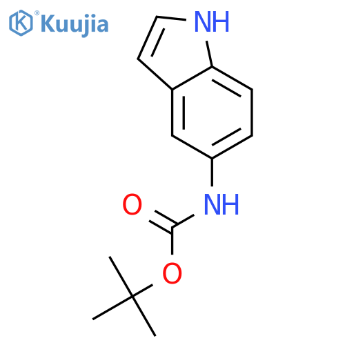 tert-butyl N-(1H-indol-5-yl)carbamate structure