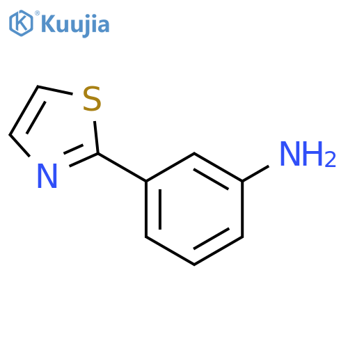 3-(1,3-thiazol-2-yl)aniline structure