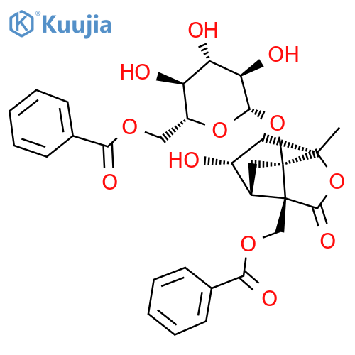 Benzoylalbiflorin structure