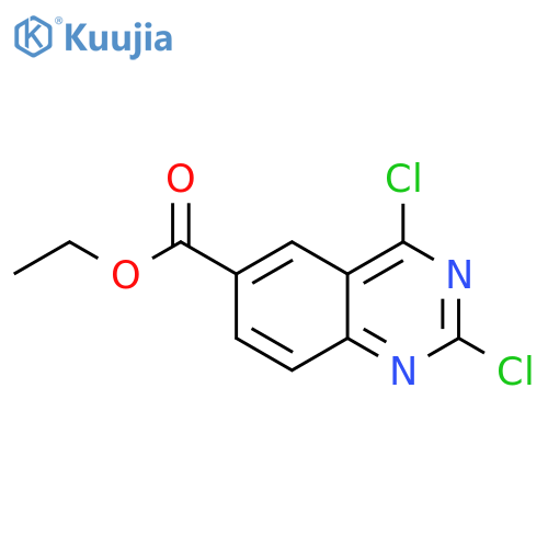 Ethyl 2,4-dichloroquinazoline-6-carboxylate structure