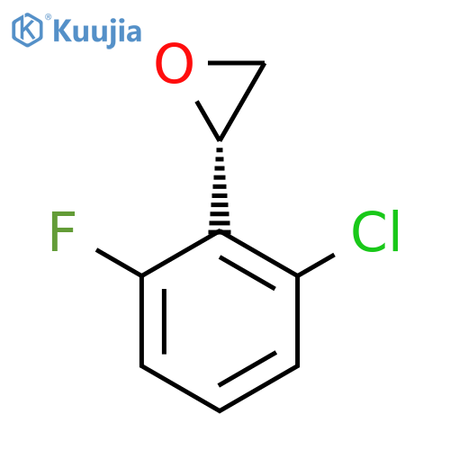 (2s)-2-(2-Chloro-6-fluorophenyl)oxirane structure