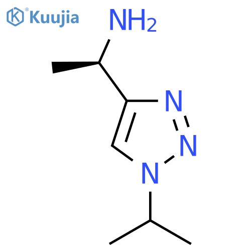 (1R)-1-[1-(Propan-2-yl)-1H-1,2,3-triazol-4-yl]ethan-1-amine structure