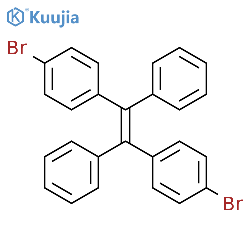 Benzene, 1,1'-(1,2-diphenyl-1,2-ethenediyl)bis[4-bromo- structure