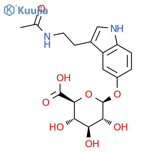 N-Acetyl Serotonin b-D-Glucuronide structure