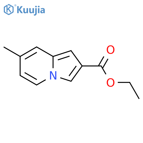Ethyl 7-methylindolizine-2-carboxylate structure
