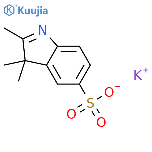 2,3,3-Trimethylindolenine-5-sulfonic Acid, Potassium Salt structure