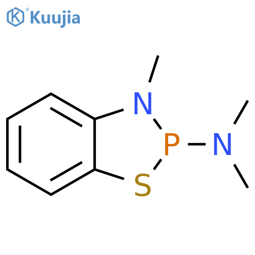 1,3,2-Benzothiazaphosphol-2(3H)-amine, N,N,3-trimethyl- structure