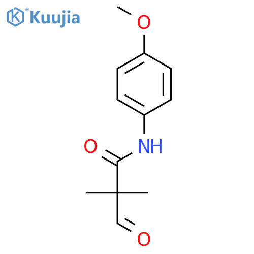 Propanamide, N-(4-methoxyphenyl)-2,2-dimethyl-3-oxo- structure